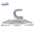 Hot-Dip Galvanized Iron Anchoring Bracket Hook YJCS16 For Wire Hanging On The Wall